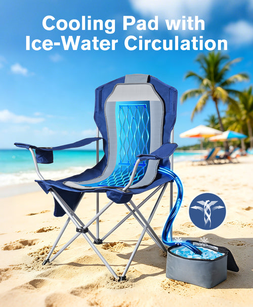 EO LIVING Camping Chair with Cooling Pad