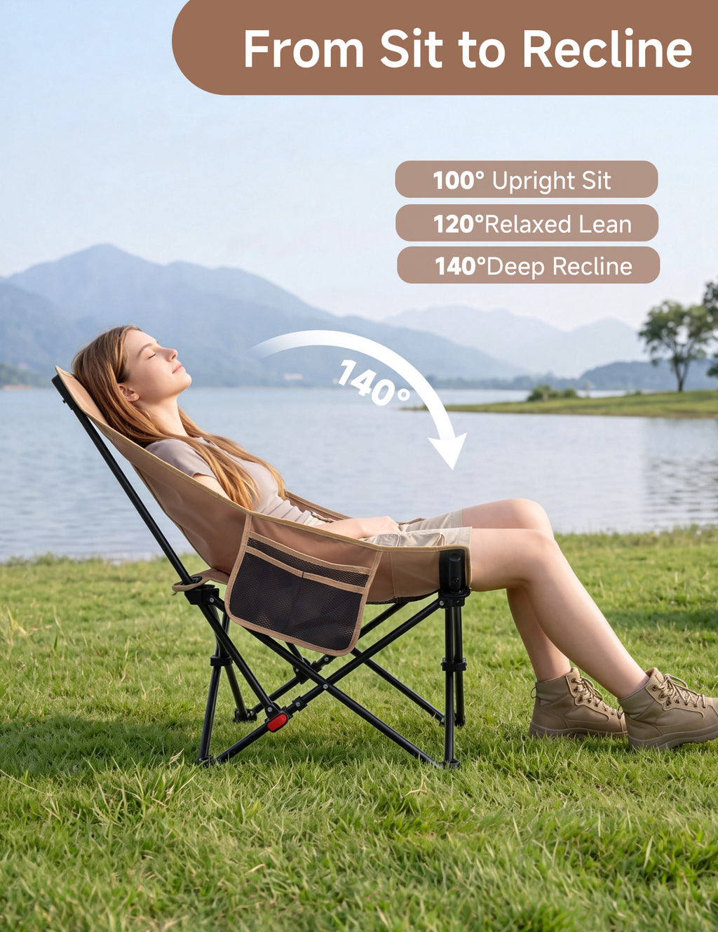 EO Living Reclining Camping Chair