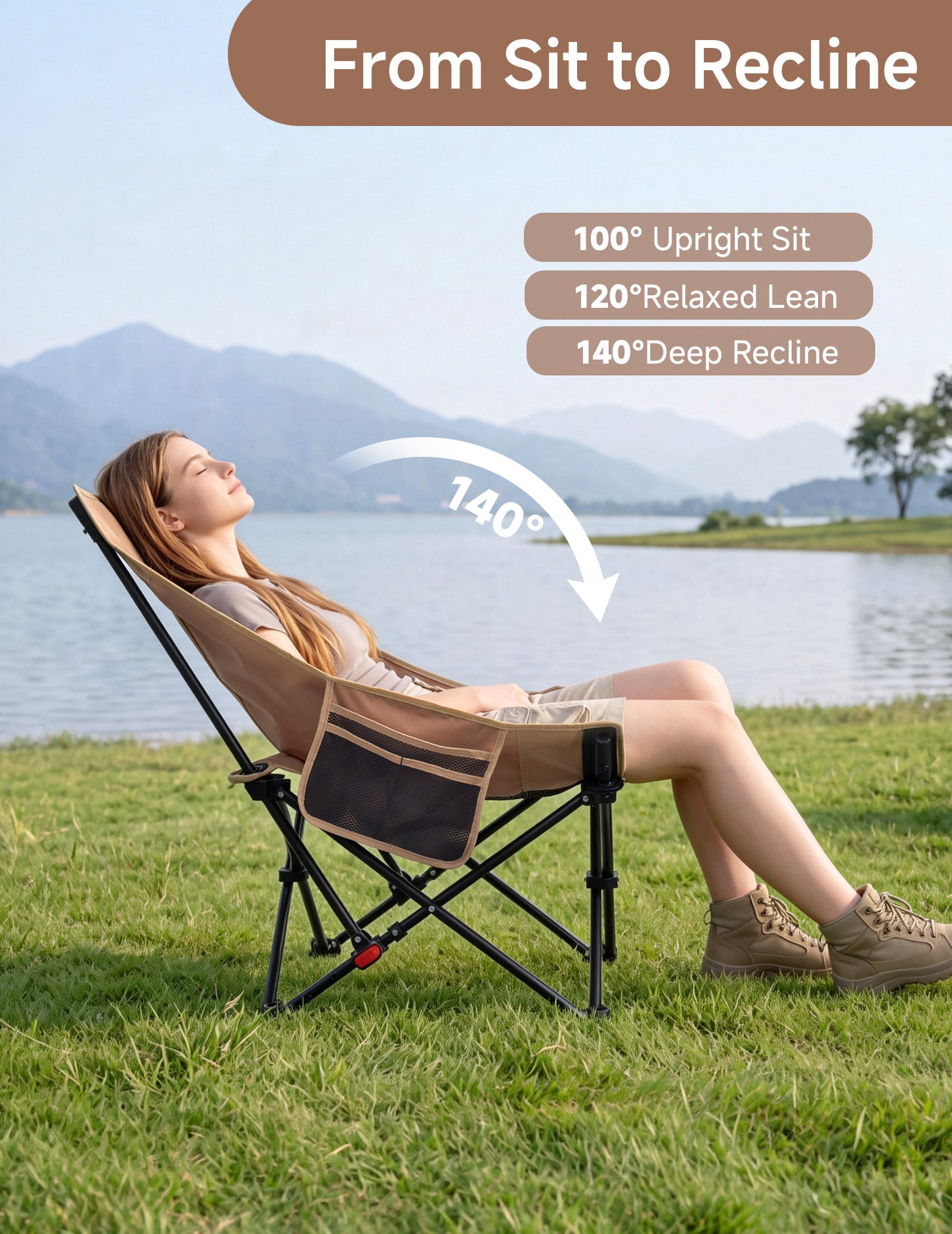 EO Living Reclining Camping Chair
