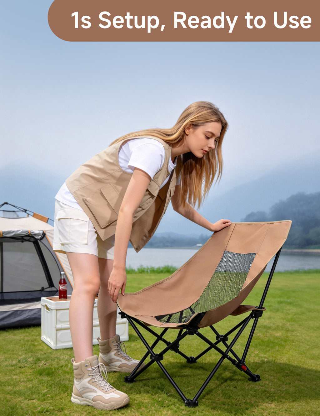 EO Living Reclining Camping Chair