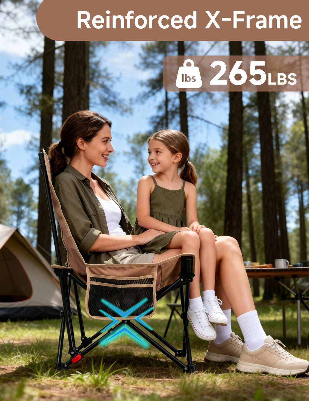 EO Living Reclining Camping Chair