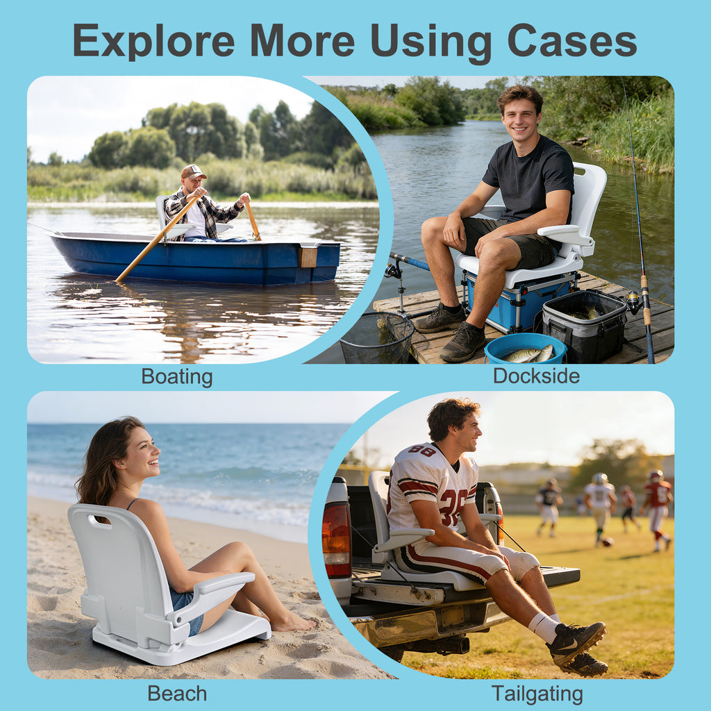 EO LIVING Pool Chairs for in Pool with Armrests, Foldable Outdoor Chair